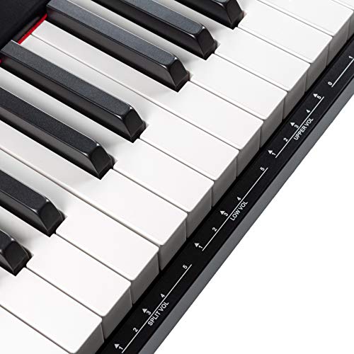 88 Key Digital Piano with Semi-Weighted Keys, Power Supply and Sheet Music Stand B62740