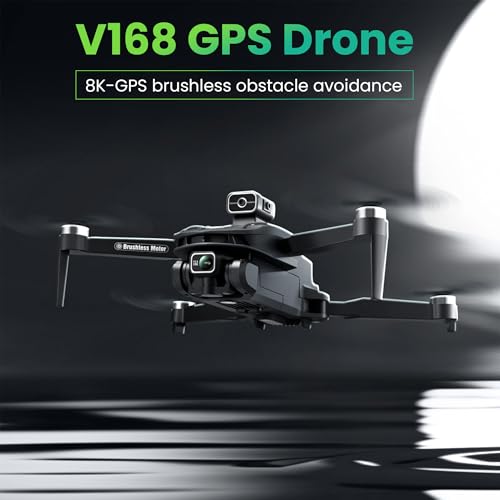 8K Camera Drone for Adults with GPS, Brushless Motors, 3 Batteries Z564073