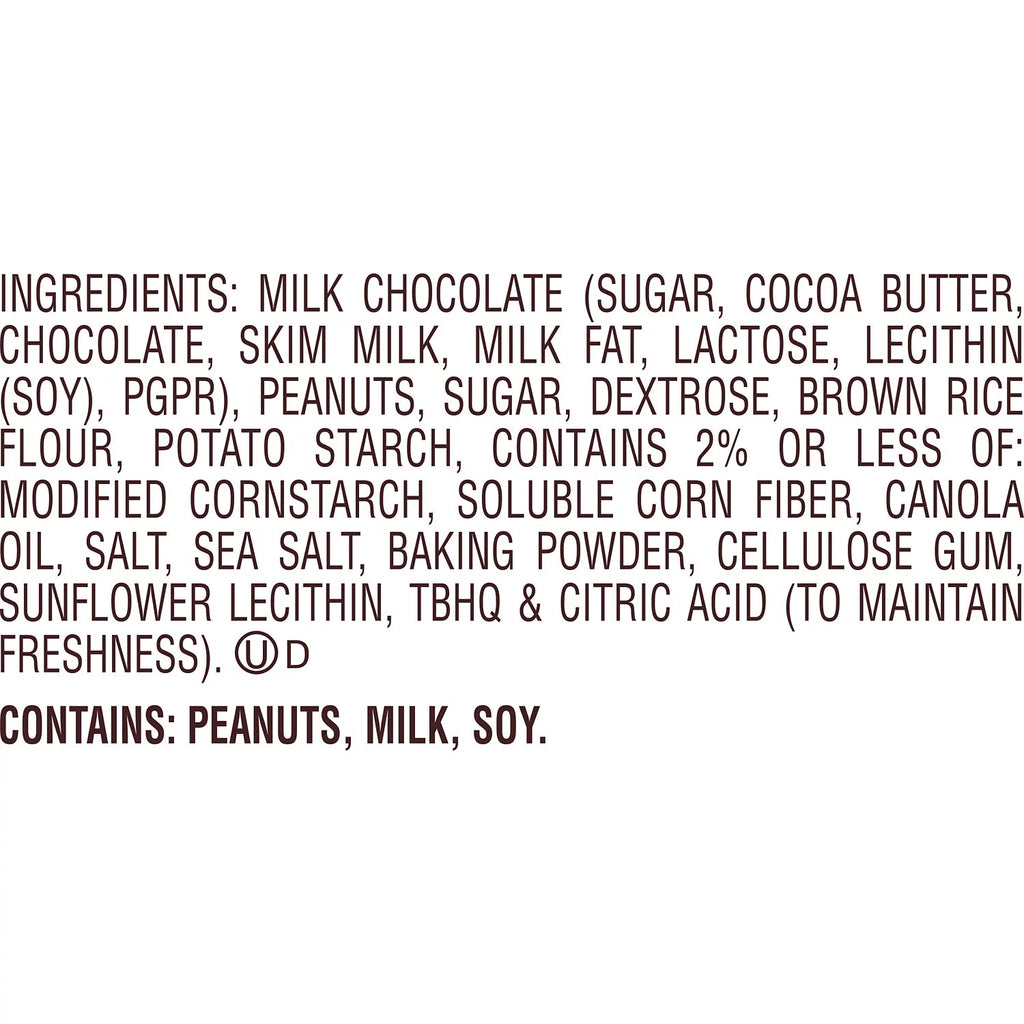 Milk Chocolate Peanut Butter Cups with Pretzels, 1.3 oz, 16 Count D555