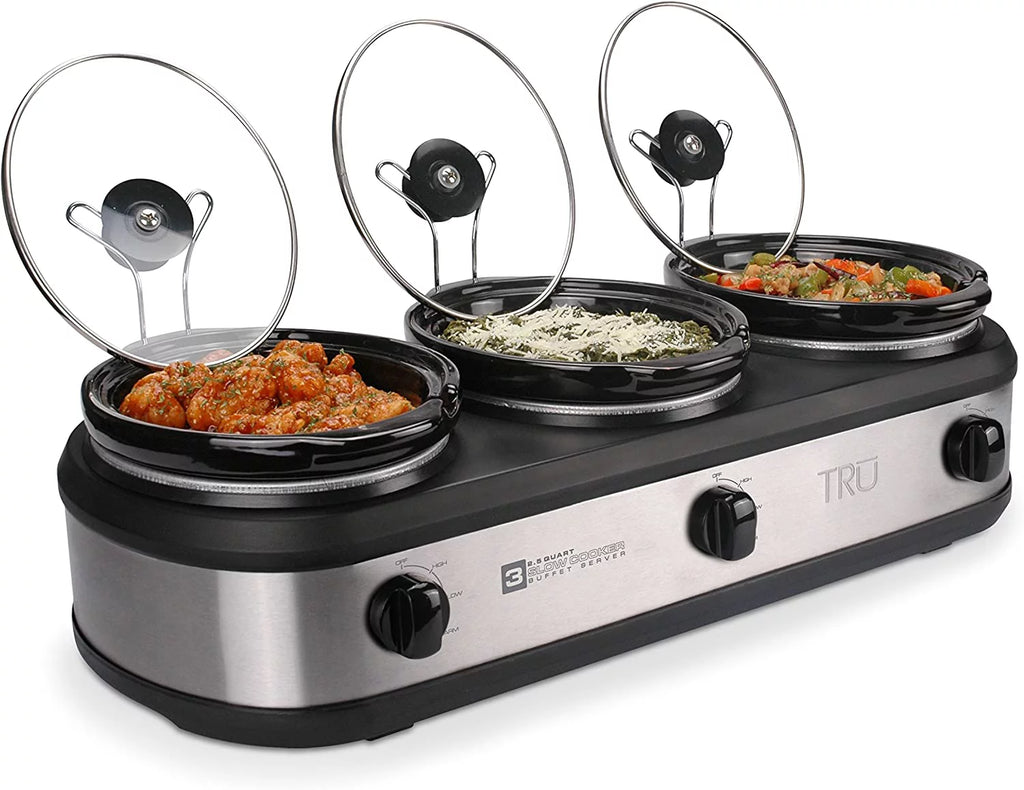 Triple Buffet Server with 3 Removable Inserts R4715