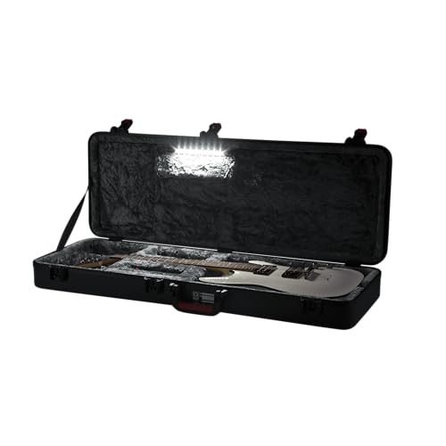 Molded Flight Case for Strat/Tele Style Electric Guitars with TSA Locking Latch U665