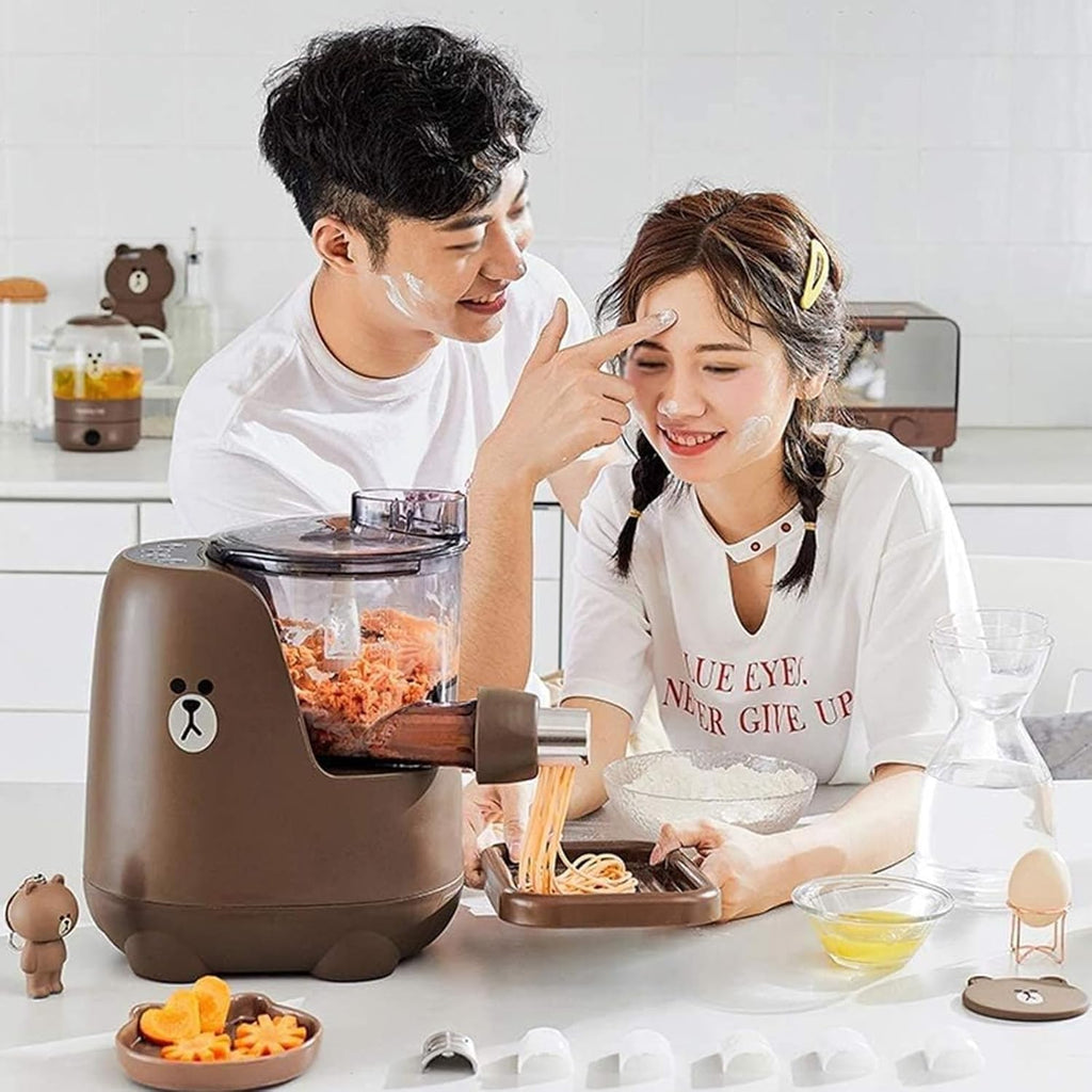Electric Noodle Maker with Non-Stick Machine Knife and Thickness Settings V87208