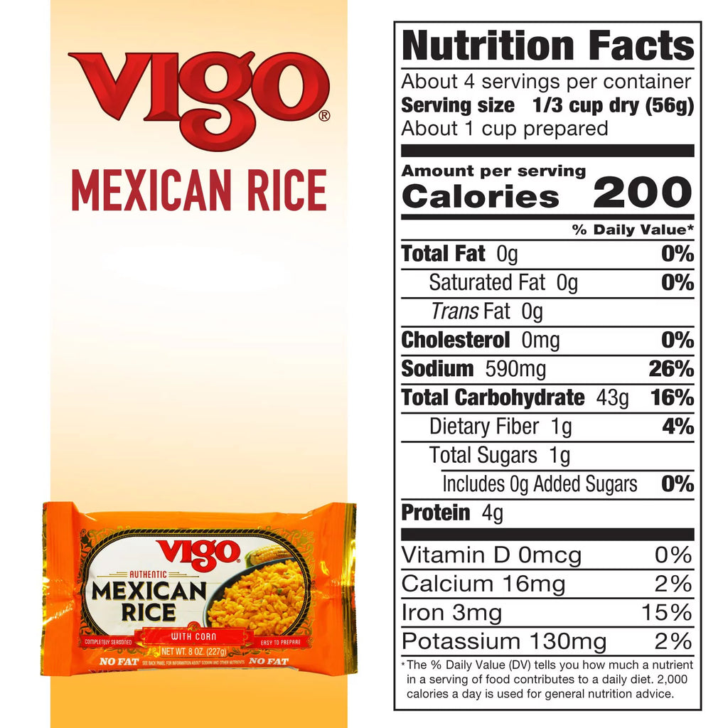 Mexican Rice with Corn, 8oz (Pack of 12) Y1166