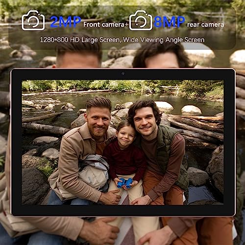 10 inch 2 in 1 Tablet with Keyboard Mouse Case Stylus, 8GB+64GB, IPS Touch Screen G53405