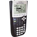 Texas Instruments Ti-84 Plus Graphics Calculator.