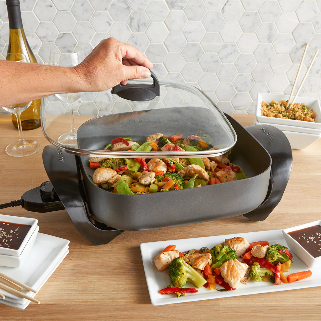 Electric Skillet with Nonstick Coating, 12-Inch C277838