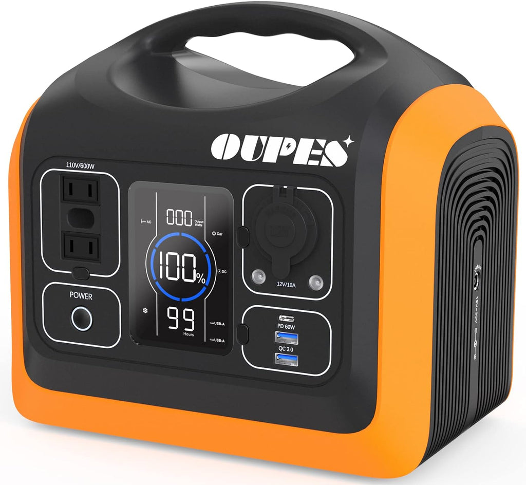 Portable Power Station 1200W, 992Wh Solar Generator with LiFePO4 Battery, 3 AC Outlets for Camping and Home Use P460696