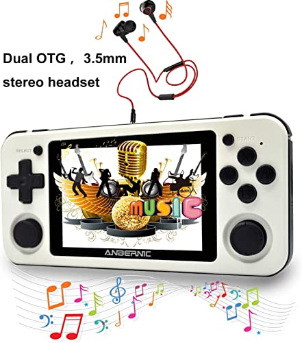 Handheld Game Console, 3.5 Inch IPS Screen, 64GB Storage Y62402