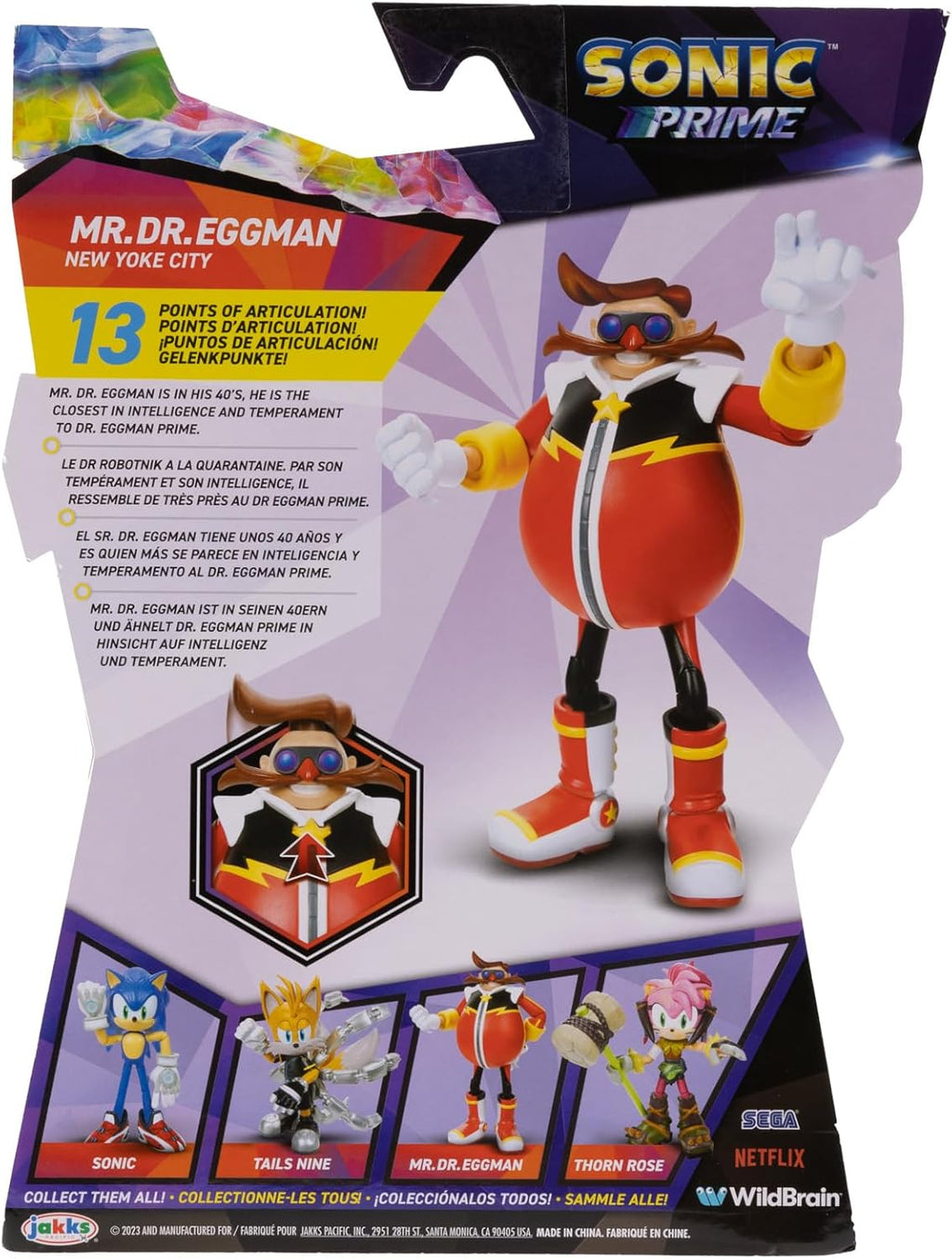 5" Articulated Action Figure - Mr. Dr. Eggman B963034