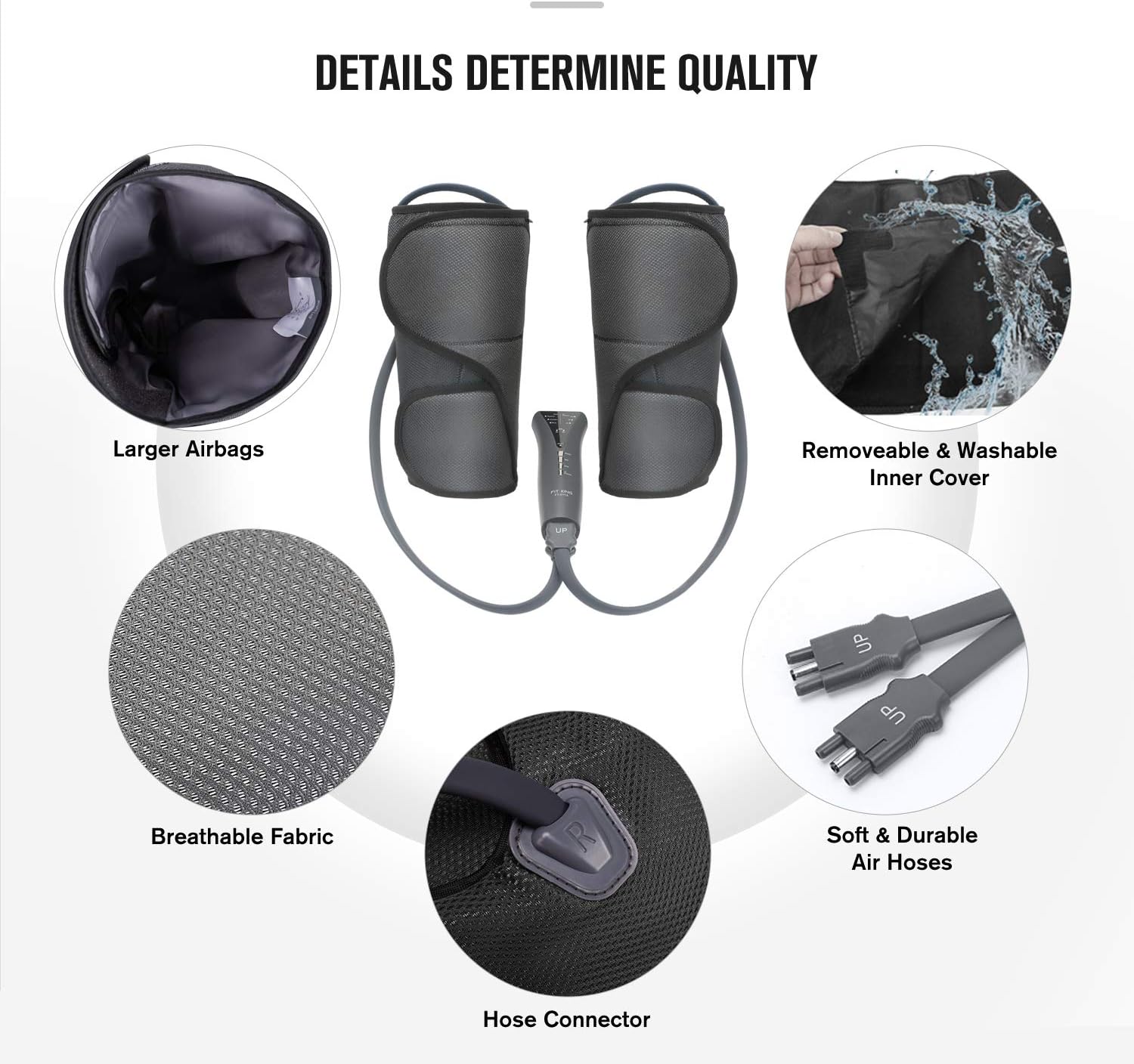 Calf Massager with Heat, 3 Modes and 3 Intensities C363464