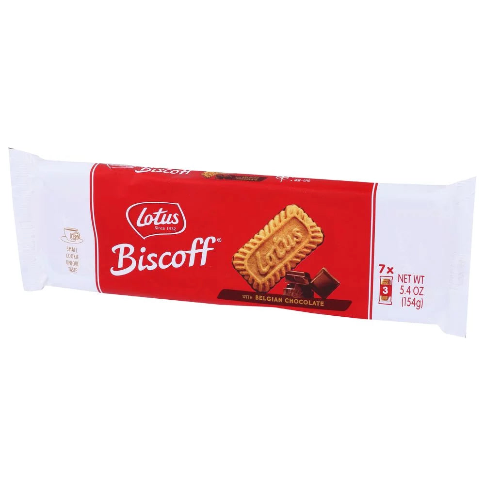 Caramelized Biscuits with Belgian Chocolate, 7 Pack F146