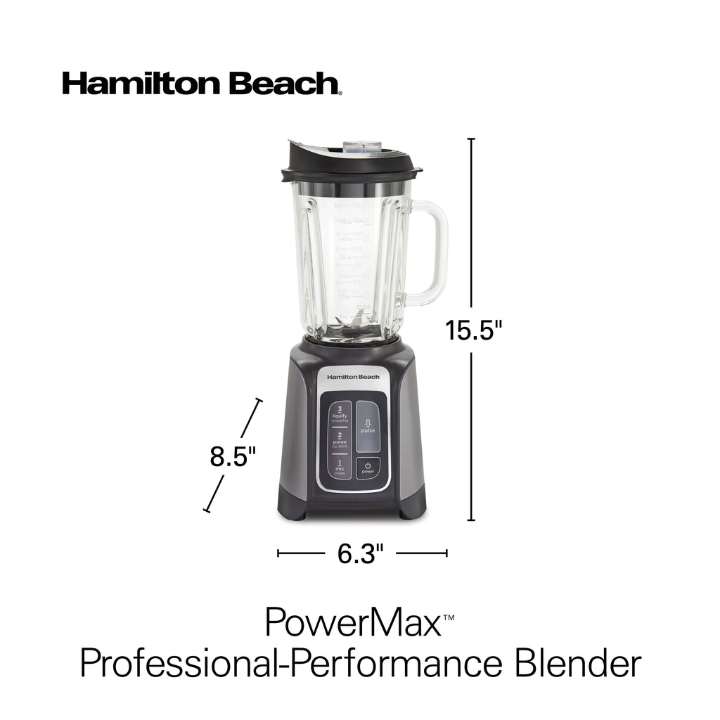 Professional-Performance Blender for Shakes and Smoothies, 48oz Glass Jar, 1680 Watts E18847
