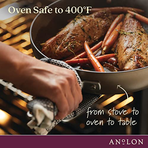 Hard-Anodized Nonstick Cookware Set with Dutch Oven and Pan G892182