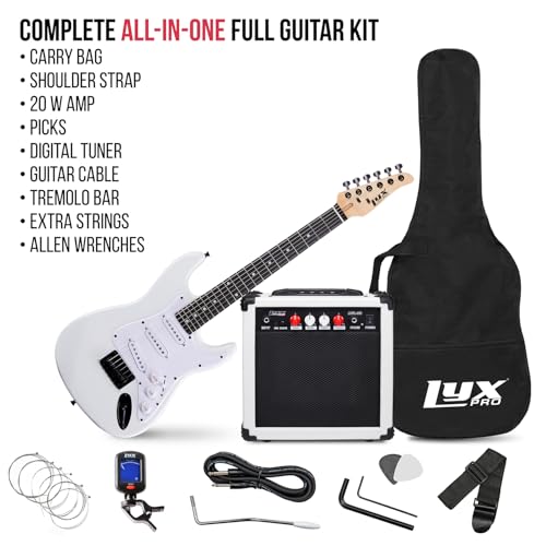 3/4 Size Electric Guitar Kit for Kids with Amp and Accessories V60944