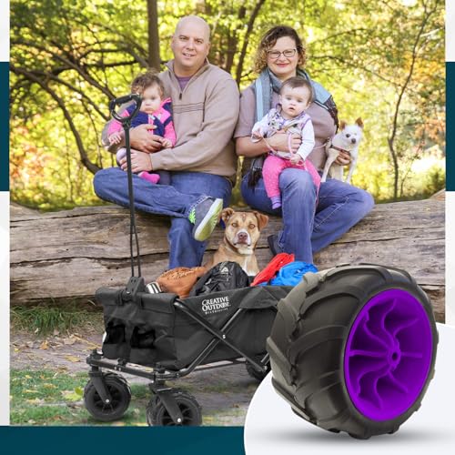 Heavy Duty Solid Tire Wheel for All-Terrain Wagons & Garden Carts A64280