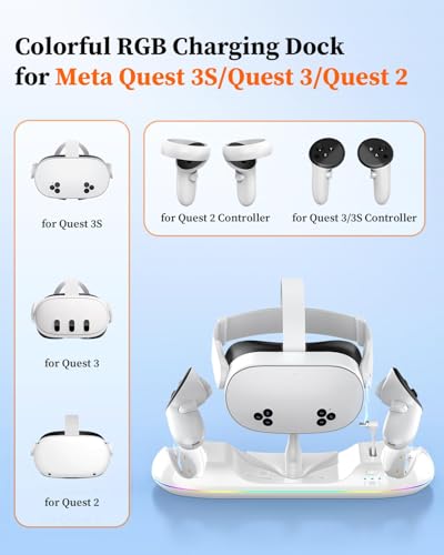 Magnetic Charging Station for VR Headset & Controllers W5878