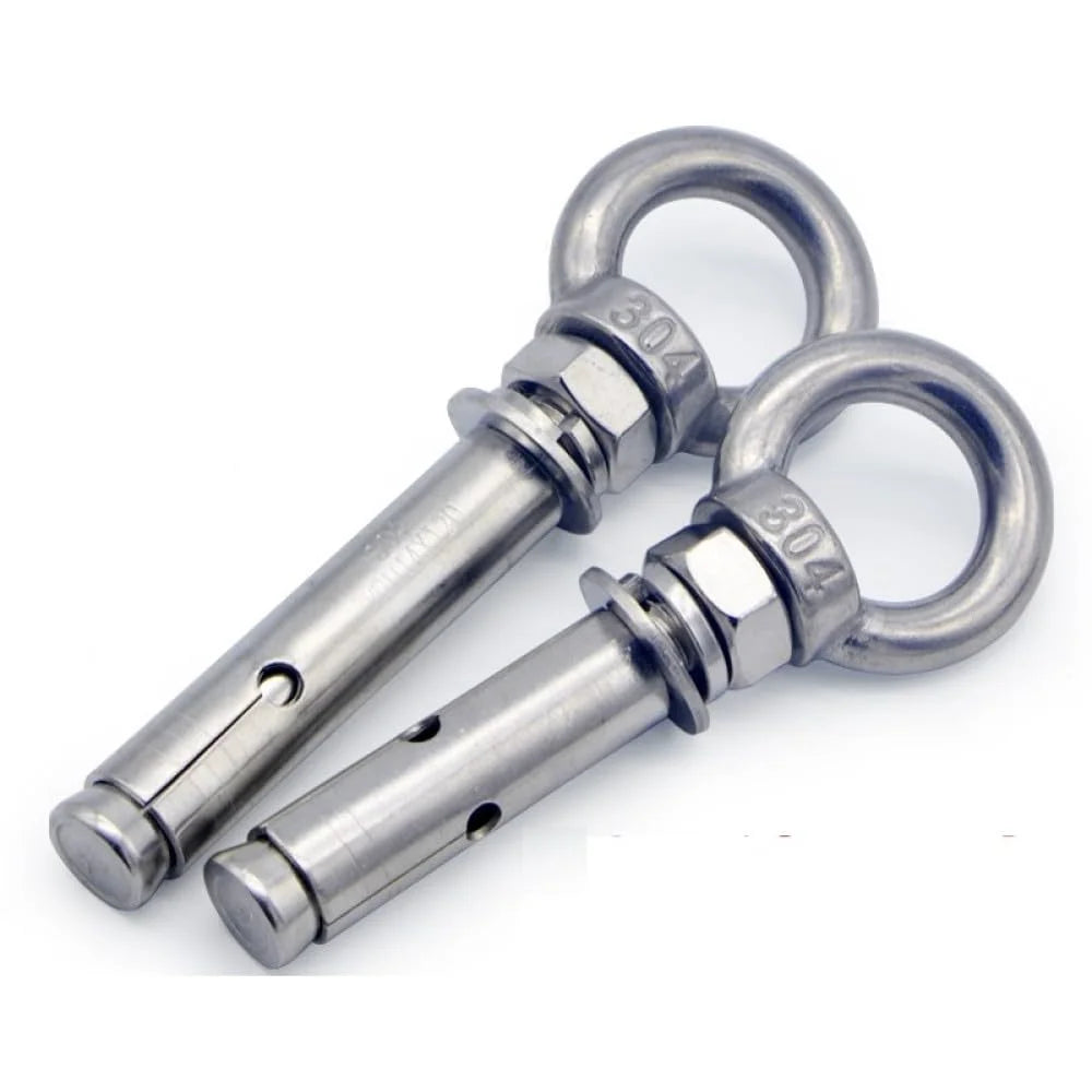 M8x90mm 304 Stainless Steel Lifting Eye Bolt with Expansion Sleeve Q656820