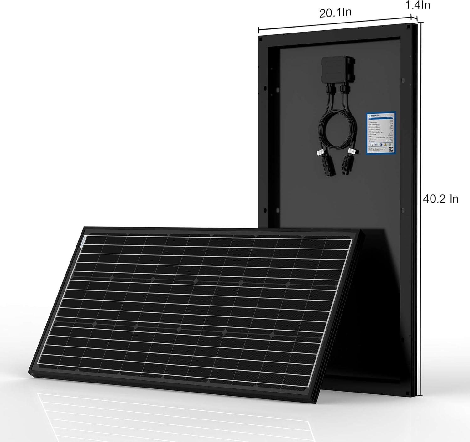 600W Monocrystalline Solar Panel Off-Grid System Kit with MPPT Charge Controller D1651