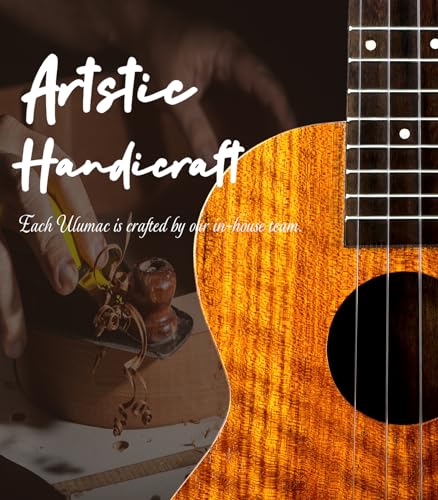 Concert Ukulele 23 Inch Acacia Wood with Starter Kit G87470