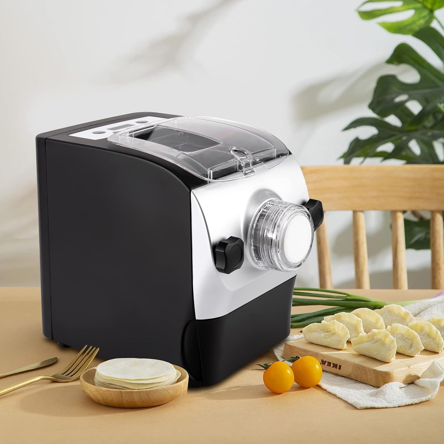 Electric Pasta Maker Machine, Automatic Noodle Maker with 8 Moulds I390458