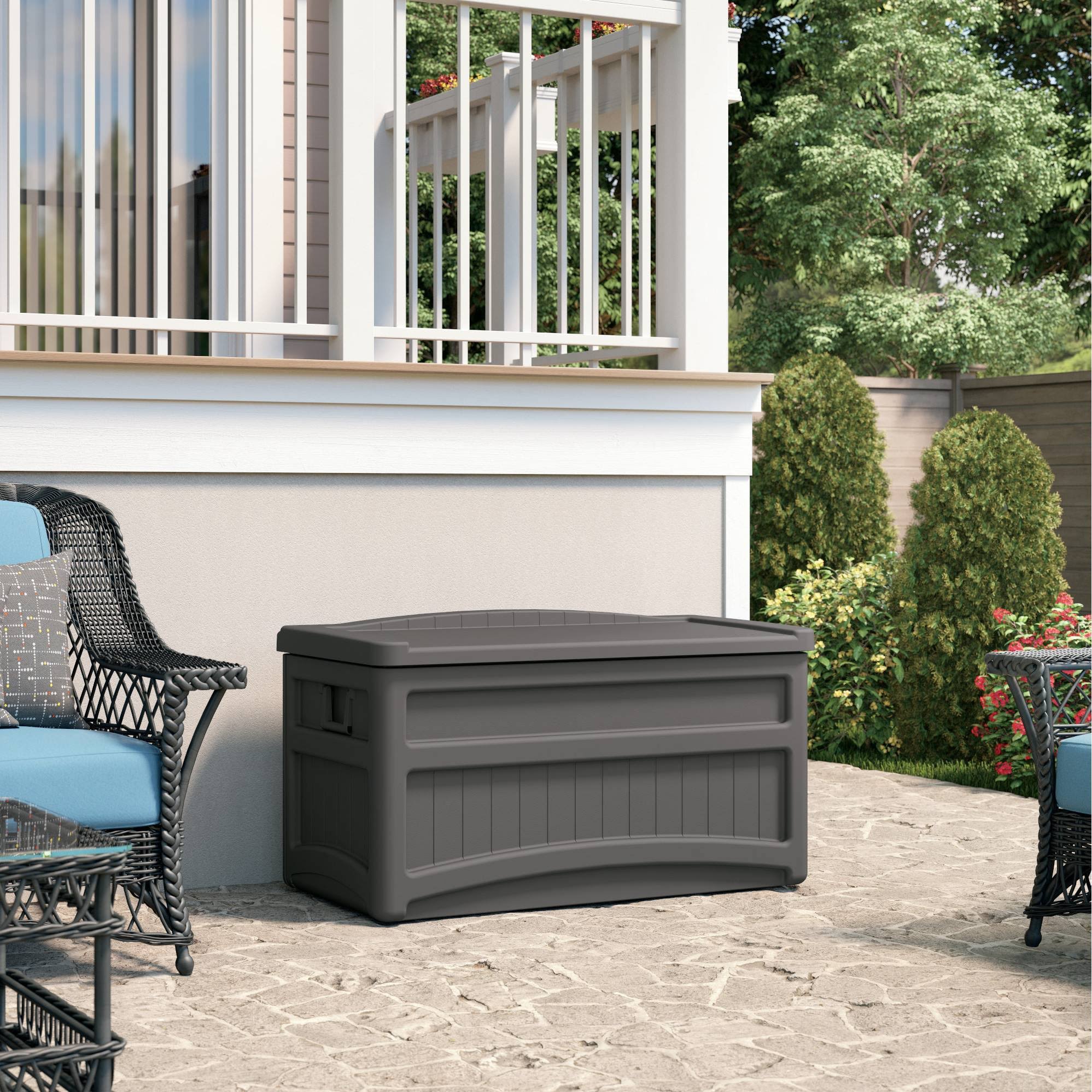 Deck Box with Seat, 73 gal X5392