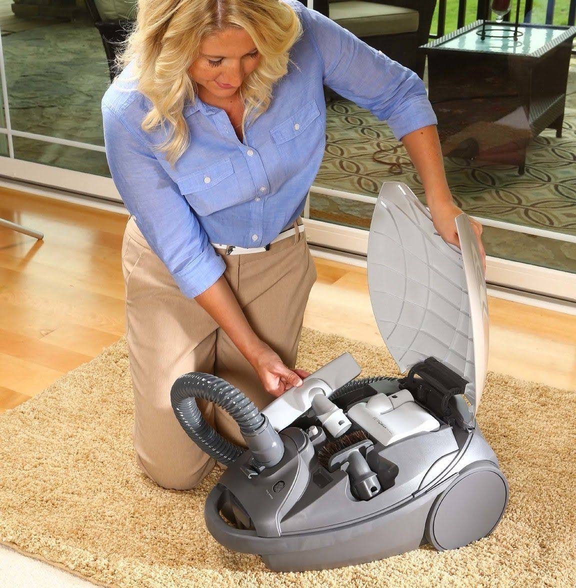 Pet Friendly Ultra Plush Bagged Canister Vacuum Q234027