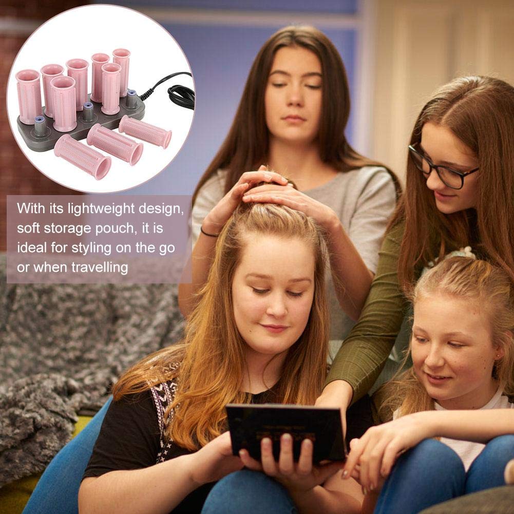 Ion Hot Heat Roller, 10pcs Electric Heated Curler Tool with Bag Z3239