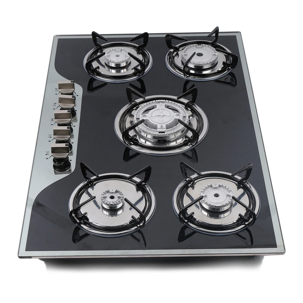 5 Burner Gas Cooktop with Tempered Glass K56547