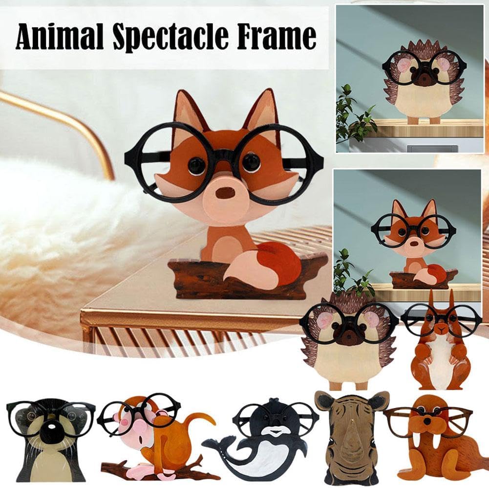 Wooden Animal Glasses Holder Stand for Sunglasses Display T407172