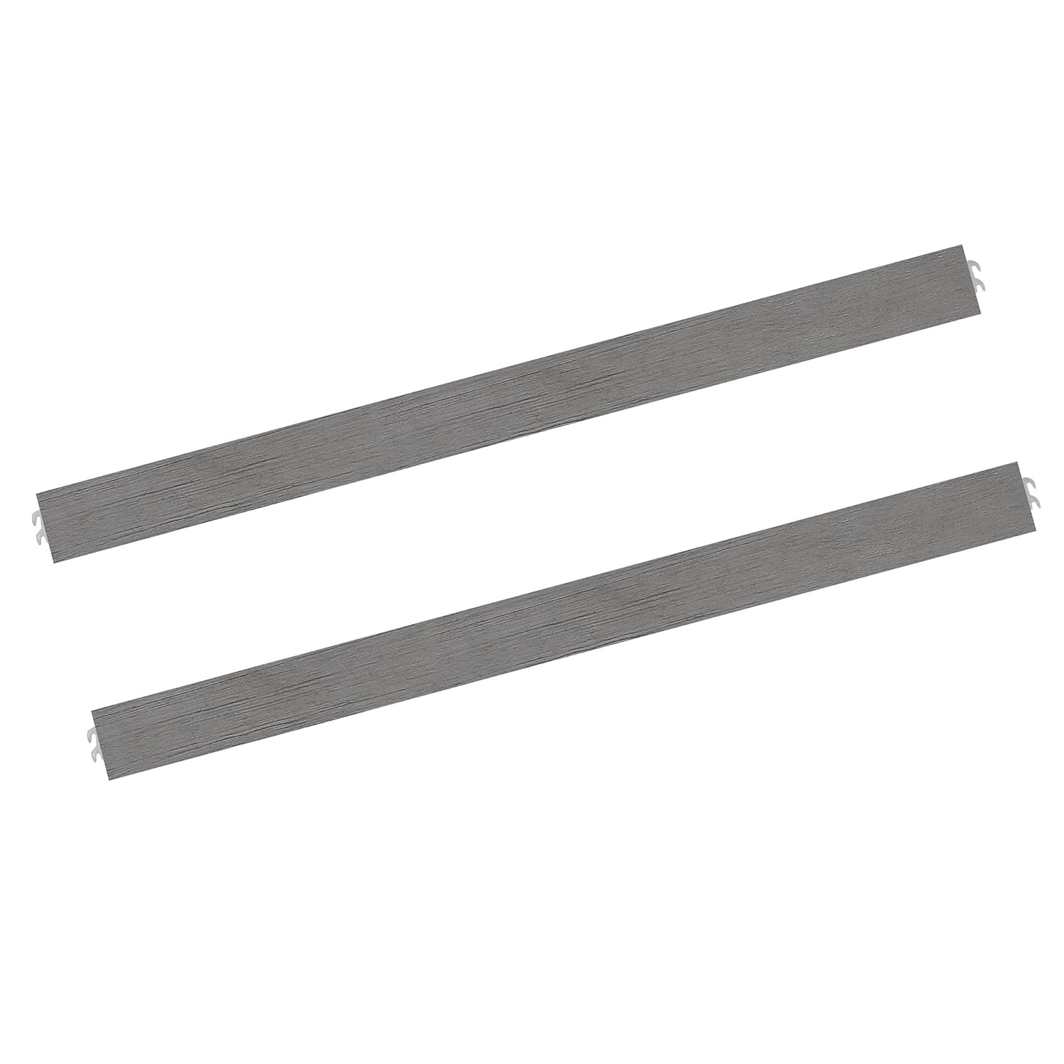 7-Drawer Double Dresser in Rustic Grey with Convertible Crib Bed Rail U98158