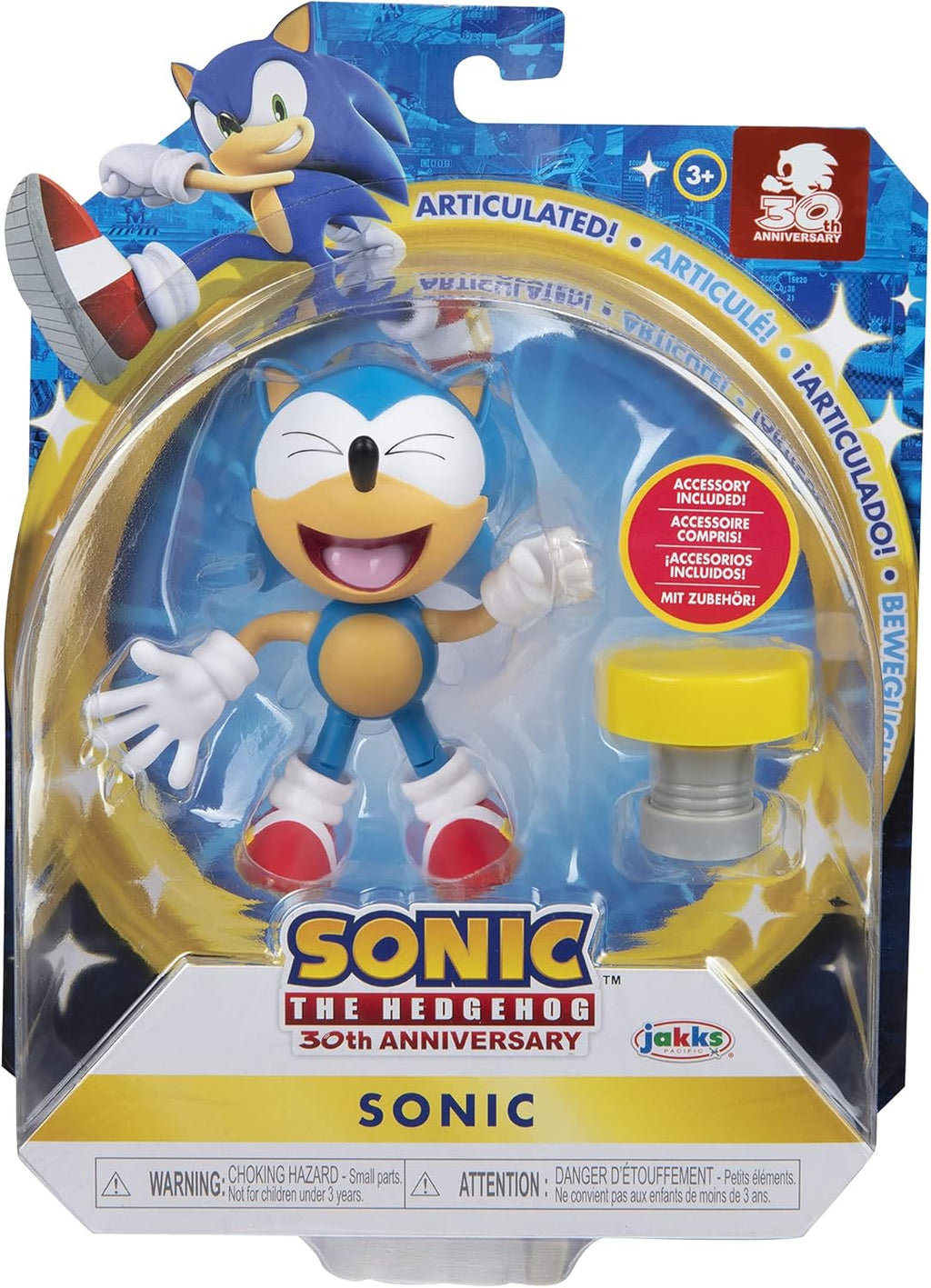 Classic Sonic 4-Inch Action Figure Collectible Toy W2536