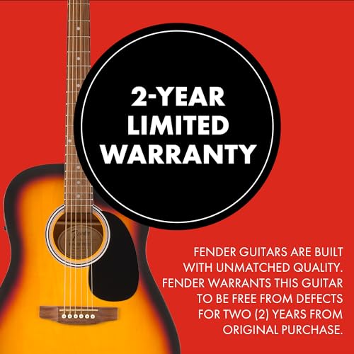 Acoustic Electric Guitar with Built-in Tuner and Tone Controls H2979
