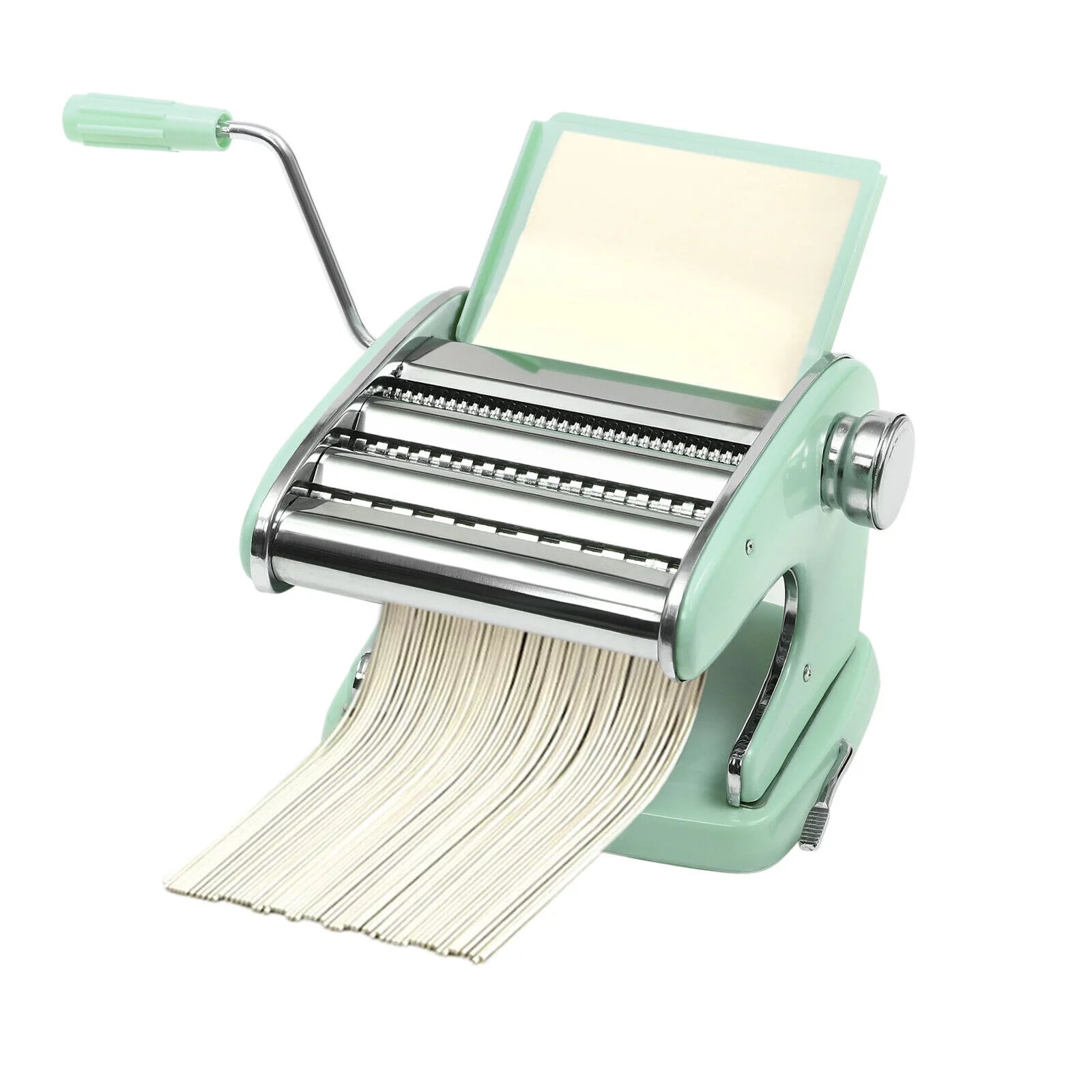 Pasta Maker & Roller Machine for Spaghetti and Fettuccine, Green R668
