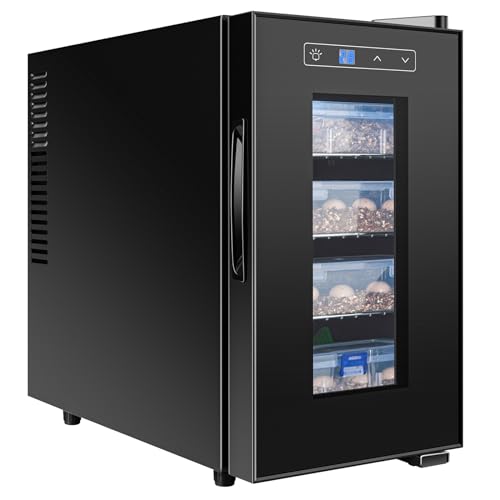 Reptile Egg Incubator 23L Digital Heating and Cooling, 10–40°C, UV-Resistant Glass Door F931690