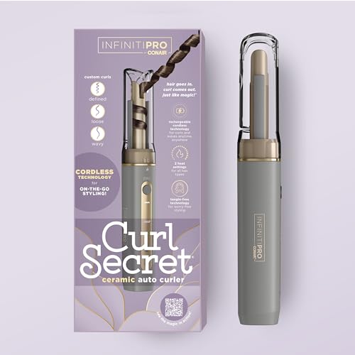 Cordless Automatic Curling Iron for Short to Medium Hair T62249