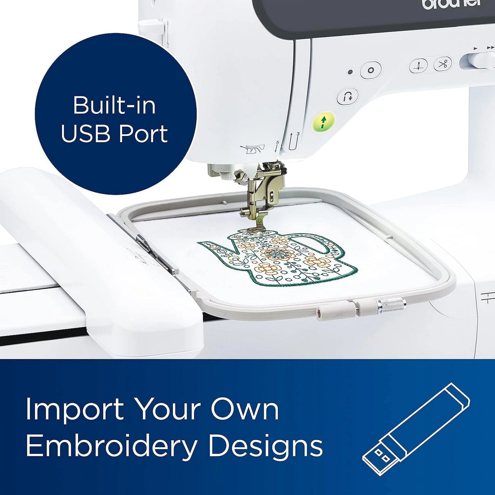 Embroidery & Sewing Machine with Digitizing Bundle M921