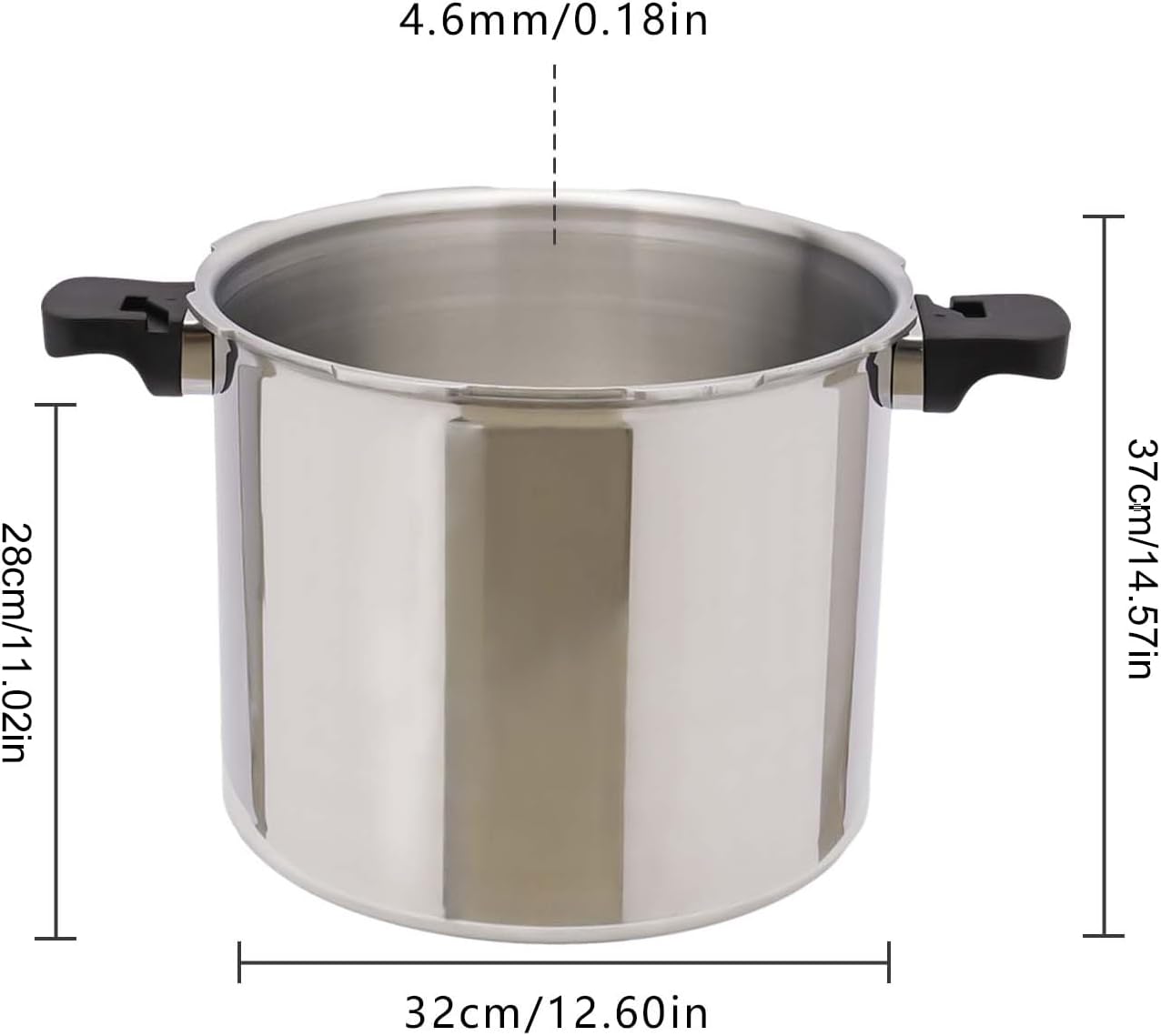 Stainless Steel Pressure Canner 22-Quart with Rack N386