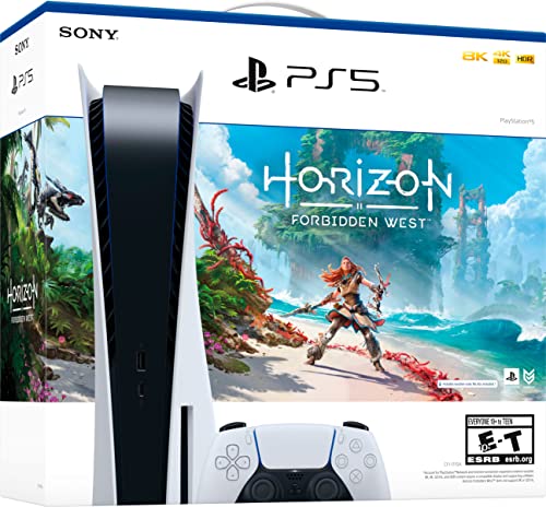 PS5 Console Horizon Forbidden West Bundle - 4K TV Gaming, 825GB SSD H176
