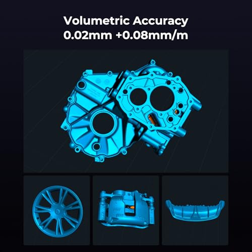 3D Scanner for 3D Printing, Blue Laser, Full-Color Scans Q176
