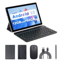 Tablet 10 inch with Keyboard Case, 12GB RAM, 1280x800 IPS HD Touch Screen E354