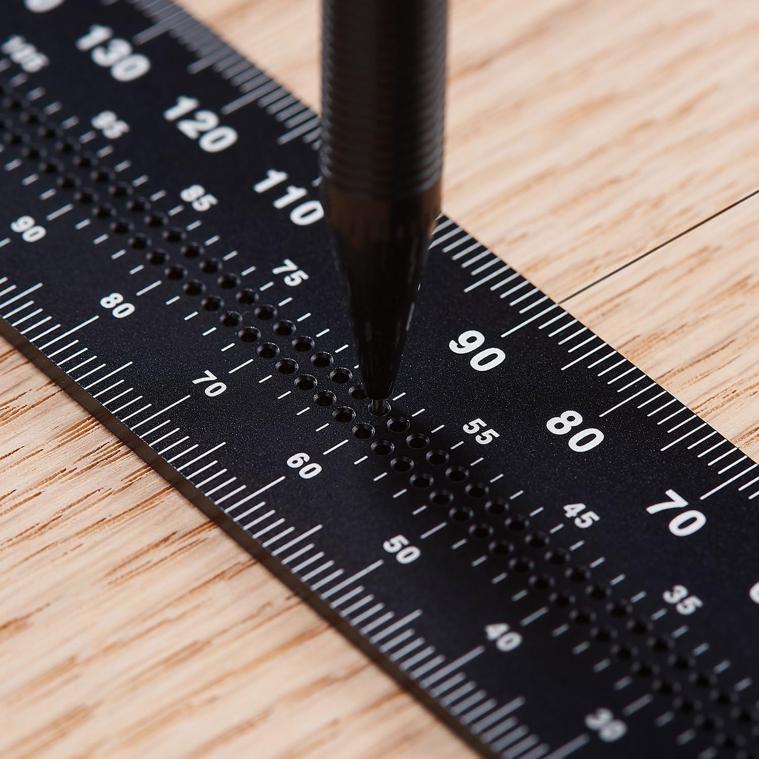 12-inch Precision Square Ruler for Woodworking Marking and Measuring R781715