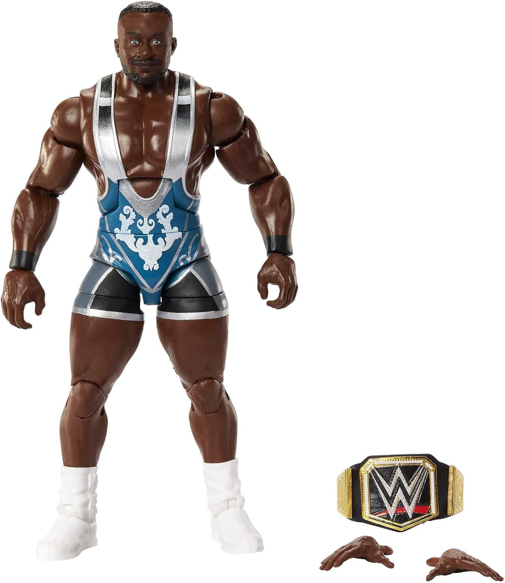 Mattel WWE Big E Elite Collection Action Figure, 6-inch Posable Collectible Gift for WWE Fans Ages 8 Years Old & Up