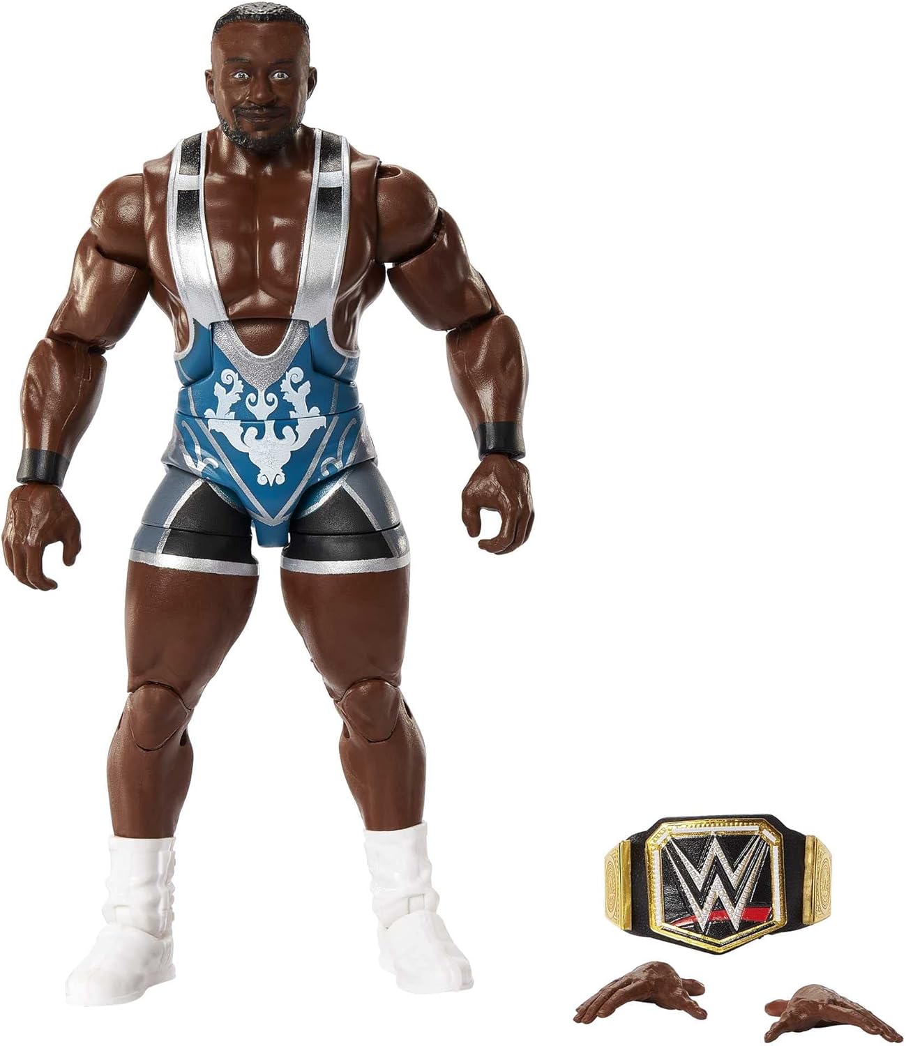 Mattel WWE Big E Elite Collection Action Figure, 6-inch Posable Collectible Gift for WWE Fans Ages 8 Years Old & Up