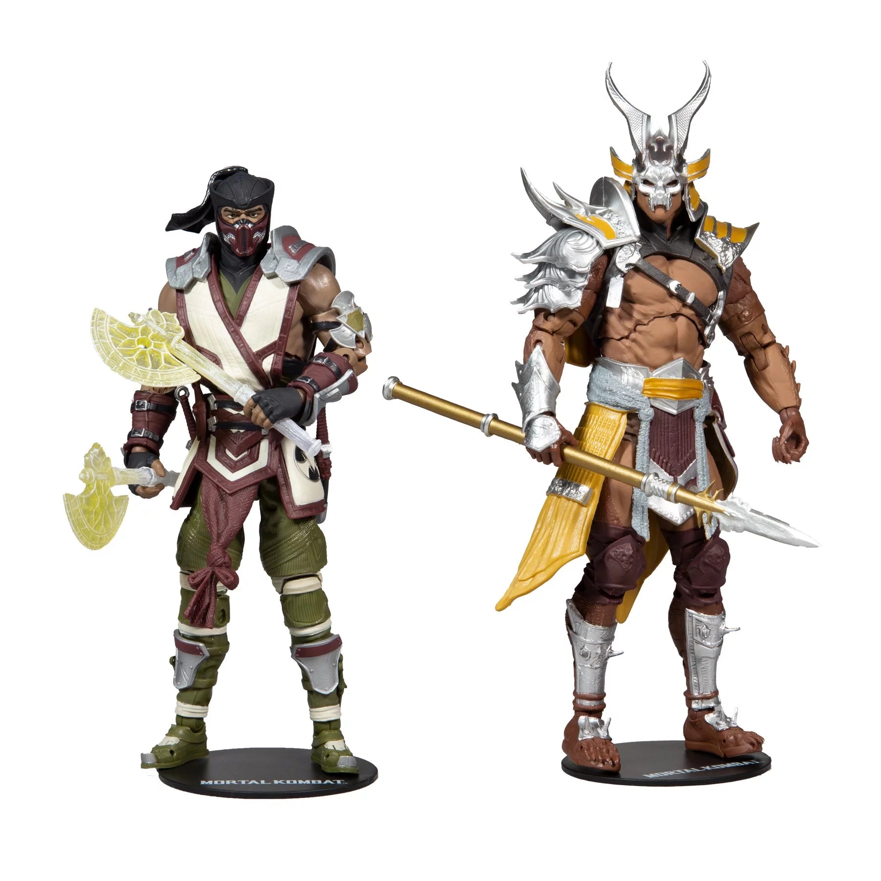 McFarlane Toys Mortal Kombat Sub-Zero vs. Shao Kahn 2 Pack - Walmart Exclusive 7 inch Action Figures