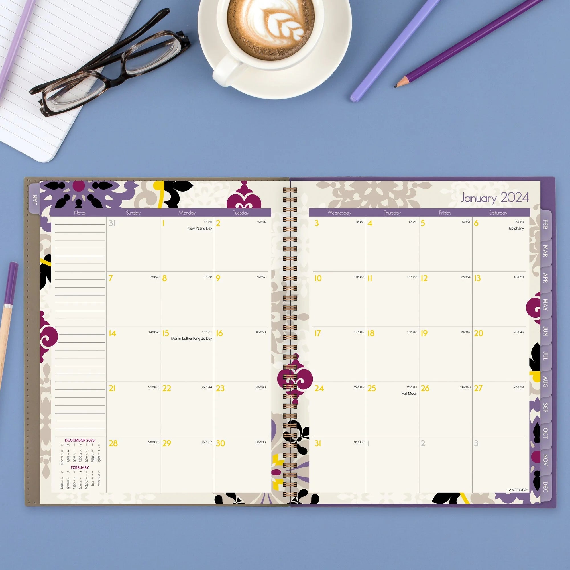 Weekly Monthly Planner Large 8.5 x 11 A5903