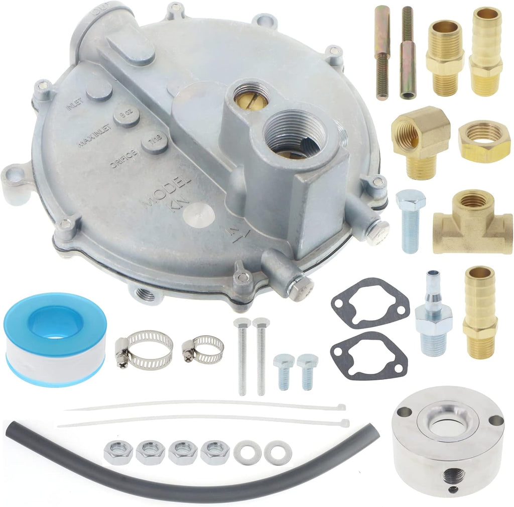 Hutdkte Propane Natural Gas Tri-Fuel Conversion Kit for Honda GX390 GX270 GX240 EB5000, for Generac GP5000 GP6500 GP7500 Generator