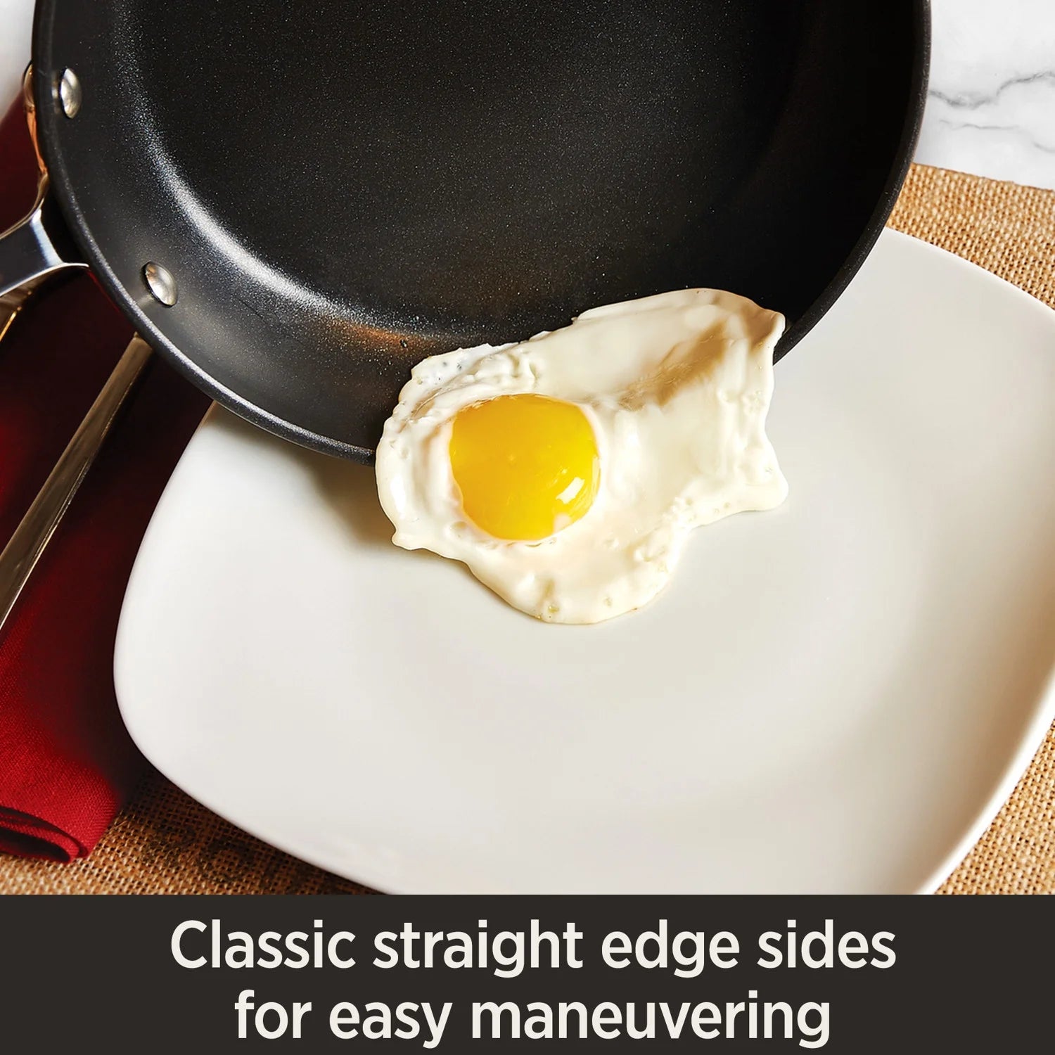 Hard Anodized Nonstick Fry Pan with Lid, 12-Inch H755686