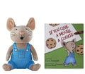 If You Give a Mouse a Cookie Stuffed Animal & Book Set Kohls 12" Soft Stuffed New