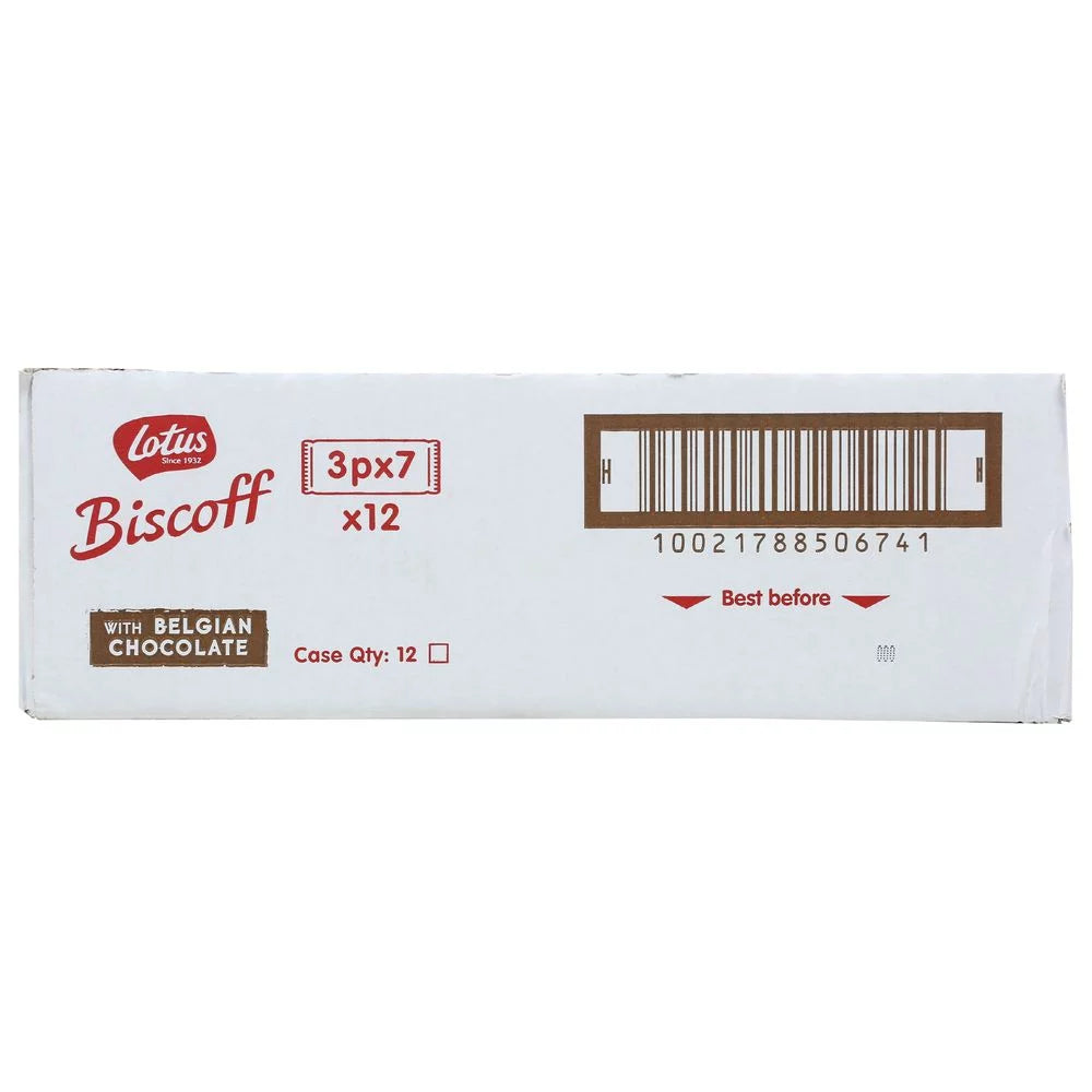 Caramelized Biscuits with Belgian Chocolate, 7 Pack F146