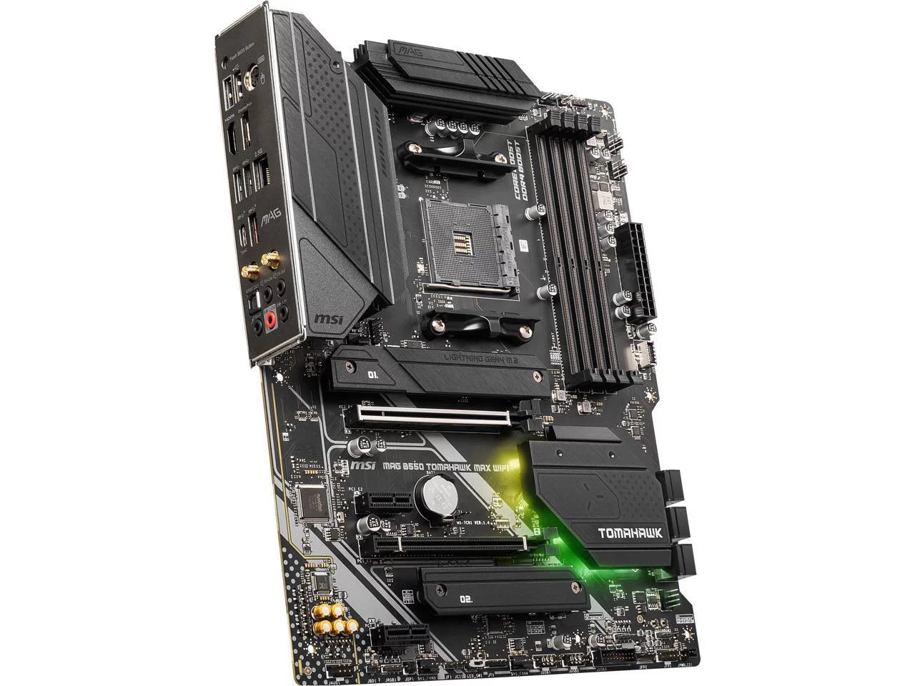 Gaming Motherboard AMD AM4 DDR4 PCIe 4.0 ATX Wi-Fi 6E Y313